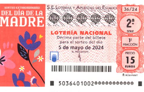 premios loteria nacional dia de la madre 2024|sorteo extraordinario dia de la madre.